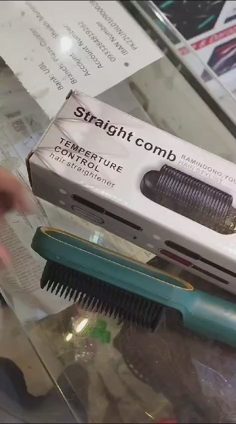 Hair Straightening Comb For Women – Lf909 (random Color)
